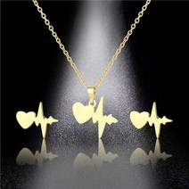 여성 주얼리 반지 목걸이 여자 취업 선물 아내 생일 기프트 20대 30대 심플 친구 팔찌 팬던트 데일리룩 악세사리 스테인레스 스틸 골드 도금 귀걸이 세트 용 남자 하트