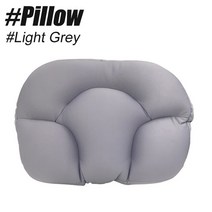 전주 바디 마사지 올 라운드 수면 베개 목 메모리 폼 계란 모양의 헤드 쿠션 건강, 04 PillowLight Grey