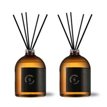 [1+1] 몽때리 실속형 디퓨저 대용량 실내 방향제 디퓨져 300ml 2개, 블랙체리