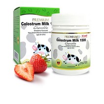 hiwell [하이웰] Colostrum Milk 1500 프리미엄 초유 딸기맛 1개 120정, 120g