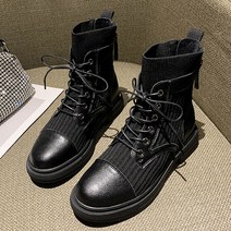 윙팁워커 여성 트렌드 뒤 더블지퍼 여름 스타일리쉬 위빙 펀칭 배기 작은 키 통굽힐앵클부츠 792231926