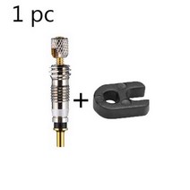 자전거밸브 자전거 타이어 밸브 자전거 밸브 코어 유니버설 프렌치 프레스타 자전거 타이어 자전거 교체 튜브리스 코어 with 밸브 코어 리무버, 1ps