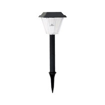 태양광 LED 정원등 4개 솔라 미니 사각 잔디등, 웜화이트