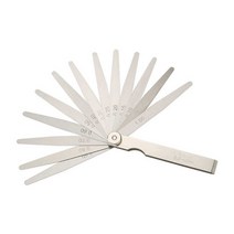 틈새 게이지 필러 기준 두께 측정자 단차 균열, 100mmx23개(0.02-1.00)