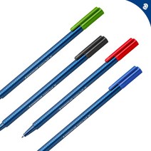 스테들러 삼각볼펜 /트리플러스볼 437M/437F, 437F-2/레드