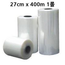 [RAΕ] PVC 원통형 수축비닐 0.03mm 27cm x 400m 1롤 파렛트포장 업소용랩 용필름 공업용 포장 ▷_4Ε470Ea, Ε본상품선택!, Ε본상품선택!