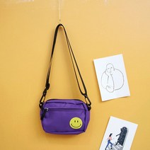 무배 아동 초등학생 주니어 가벼운 스마일 크로스백