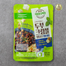 라이브잇 풀무원 두부크럼블 덮밥소스 직화짜장, 12개, 160g