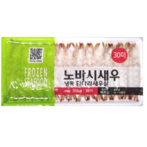 노바시새우 30미 300g, 4팩