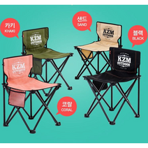 캠핑의자 (블랙) 접이식 휴대용 낚시 야외 차박 경량 의자
