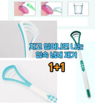 최강몰 자고일어나면 혀안쪽 입속 냄새 백태 설태 제거 혀닦기 혓바닥 클리너 2개 1SET