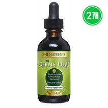 2개 Go Nutrients Iodine 요오드 Liquid Drops 30ml