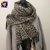 스카프 레오파드 호피무늬 머플러 숄