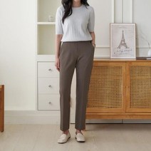 브이와이 여자 앞선 주머니 FW 슬림핏 출근룩 슬랙스