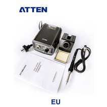 납땜기 인두기 ATTEN-전문 납땜 스테이션 937A 65W 일정한 온도 조절 가능한 GA 도구 세트, 01 EU
