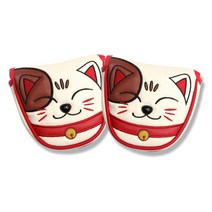스마일 고양이 말렛형 퍼터커버 골프채커버