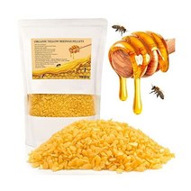 트리니다 밀랍 펠릿 2LB(32온스) DIY 초를 위한 100% 노란 양초 만들기용 피부 몸 얼굴 및 헤어 케어 로션 크림 립밤 비누 제조 용품, yellow 2lb