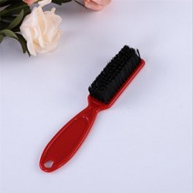 플라스틱 손잡이 Hairdressing 머리 청소 브러쉬 이발사 목 살포기 깨진 제거 빗 헤어 스타일링 도구, [02] 빨간