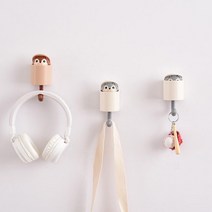 현관 마스크 걸이 벽에 붙이는 고리 열쇠 현관문 메달 모자 가족 걸이대 행잇올 행거탭, 그레이