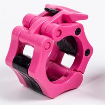 경량저중량바벨원판 원암 덤벨 로우 해머 컬 스핀 락 바벨 칼라 퀵 릴리스 클램프 25/50mm 역도 및 근력 훈련을 위한 웨이트 바 클립, 25MM, 01 1 pcs pink