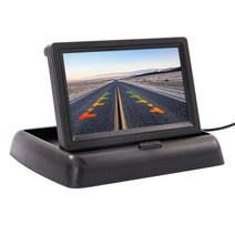 자동차모니터 천장모니터 차량용TV 7인치모니터 GreenYi-4.3 인치 TFT LCD 미러 자동차 주차 후방 모니터 2 비디오 입력