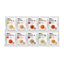 허닭 닭가슴살 곤약볶음밥 250g 10종 혼합, 10팩