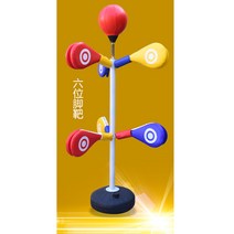 샌드백 스탠드 펀치볼 발차기 복싱 킥복싱 풋 연습 체육관 발미트 교육용, B 7개 타켓