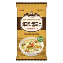 샘표 바지락 칼국수, 100.3g, 5개