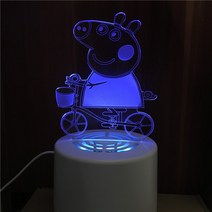 3D 모기퇴치등 usb광촉매 모기퇴치기 무음자조명 가정용 모기잡기 회사 경품, 자전거 돼지 (모기 킬러)