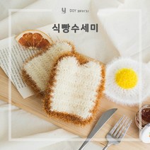 야나 [DIY패키지] 식빵수세미 + 무료도안(고급수세미) 뜨개질 DIY 패키지, 녹차 144(2볼)+142(1볼)