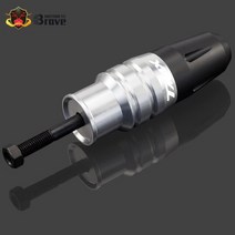 [해외]오토바이 액세서리 프레임 슬라이더 충돌 방지 캡 배기 슬라이더 Yamaha TMAX 500 TMAX 530 SXDX T-MAX TMAX500 TMAX530, 은