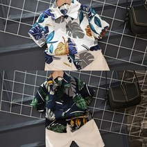 [당일발송]주니유니 하와이세트 아동상하복 바캉스세트 형제커플