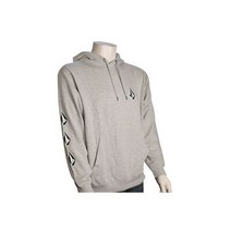 볼컴 아이코닉 스톤 풀오버 후드 헤더 그레이 458601
