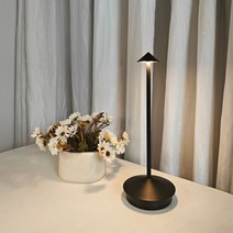 자페라노 Pina Pro 피나 프로 LED 테이블 램프 무선 조명, 터치 스위치, 피나프로-블랙 충전기 램프