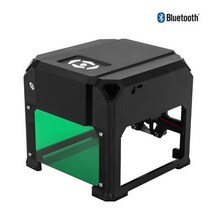 3000mw 미니 CNC 기계 데스크탑 레이저 조각기 3w CNC 조각 기계 DIY 프린터 커터 목공 조각 나무 라우터, black bluetooth+EU Plug