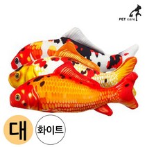 비단잉어 캣닙 고양이 장난감 60cm (대형) (화이트), 본상품