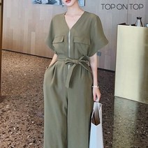 탑온탑 리보트 집업점프슈트 TP2216014