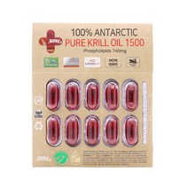 SPH 100％ 남극 크릴오일 1500mg 10캡슐 x6박스