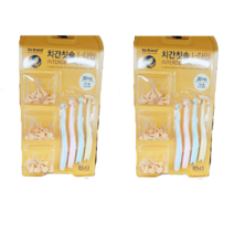 치간칫솔 L타입 30개입 x 2개 교체형 리필포함, 1개
