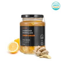 프리미엄 100% 수제 과일청 청담 레몬생강청 500g, 1병