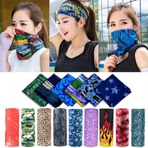 민스리빙 멀티스카프 스포츠카프 쿨마스크, 랜덤 3EA