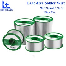 무연납 실 납 전기 납땜용 무연 로진 코어 솔더 와이어 용접 와이어 납땜 인두용, 99.3-sn 0.8mm 100g, 04 99.3-Sn 0.8mm 100g