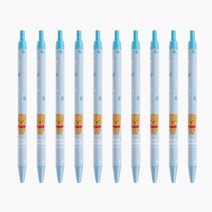 카카오프렌즈 리틀프렌즈 노크식 볼펜 / 10개묶음상품 8개묶음상품 / 라이언 어피치 무지 튜브 네오 콘 프로도 제이지 / 카카오볼펜 캐릭터볼펜 잘써지는볼펜 필기류 젤펜 국내생산, 프로도 (10개 묶음상품)