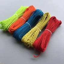 20m 한롤 초미세 1.8mm 강력 나일론끈 텐트끈 반사끈 아웃도어 우산끈 XT, 1개, 파란색 반사 1.8MM 직경 20m롤