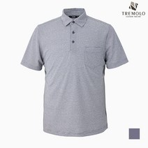 인디안 TREMOLO 남성 린넨 혼방 애리형 티셔츠__TRBASWY2331