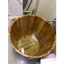 편백나무반신욕기 1인 간이욕조 반신욕기 이동식 가정용 히노끼 욕조 목용탕 홈 사우나 찜질방, 65X80, 1개