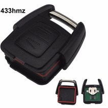 Jingyuqin delphi ask 433mhz 2 버튼 알람 원격 제어 키 fob 커버 케이스 opel vauxhall astra vectra zafira, 완전한 키