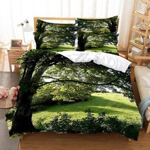 벙커침대 스노우 트리 침구 세트 이불 커버 3d 디지털 인쇄 침대 린넨 퀸 사이즈 패션 디자인, 03 13