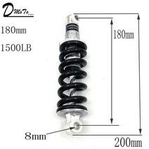 전기킥보드100MM 125MM 후면 서스펜션 충격 47cc 49CC 슈퍼 미니 모토 ATV 전동 스쿠터 포켓 바이크, 04 180mm(1500LB)