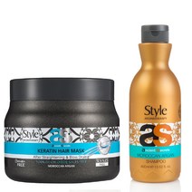 이스라엘 케라틴 단백질 헤어마스크팩 500ml+모로칸 아르간 샴푸 400ml 현대백화점, 1개